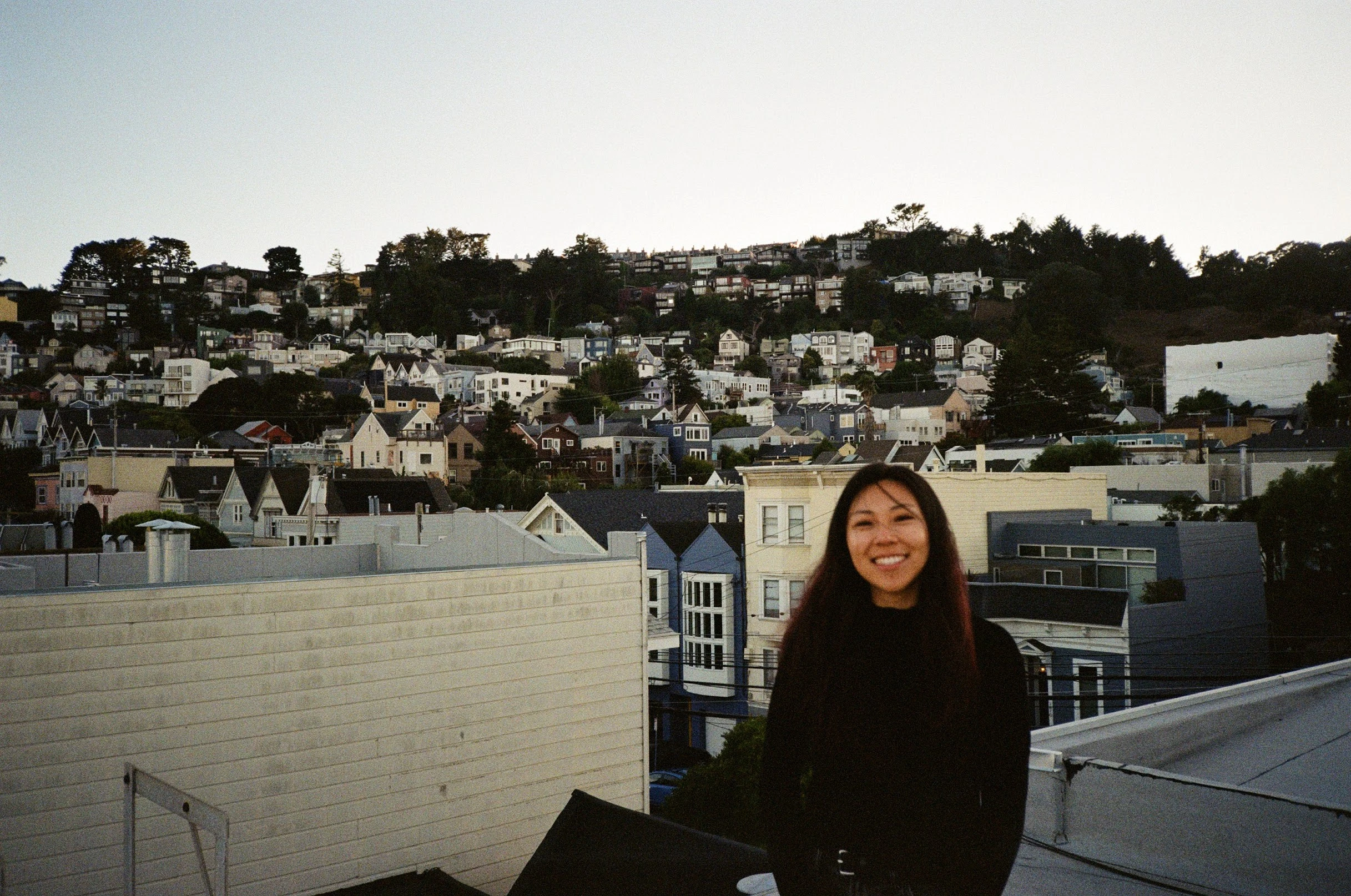 Stephanie on a San Francisco roof